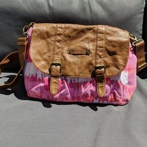 3/$25! Hurley white pink and bright orange bag
